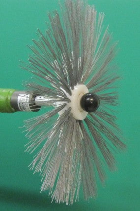 Lifa Abrasive Brush With Bending Tynex Bristle (Brush Adapter Connection) - Dia. 16"-24" (400-600 mm)