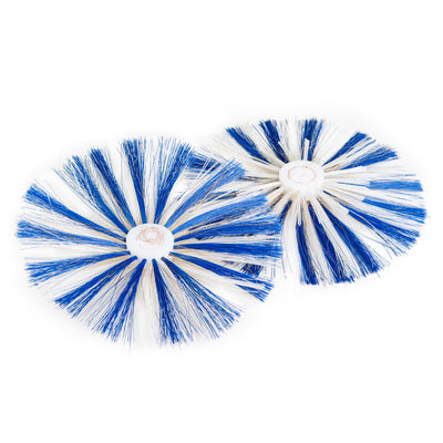 Lifa Anti-Static Brush w/ Integrated Centralized Disc & Nylon/Brash Bristles - Dia. 8"-16" (200-400 mm)