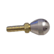 Nikro Aluminum Forward Air Blast Replacement Nozzle w/Hose Barb - 860759