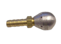 Nikro Aluminum Reverse Air Blast Replacement Nozzle w/Hose Barb - 860761