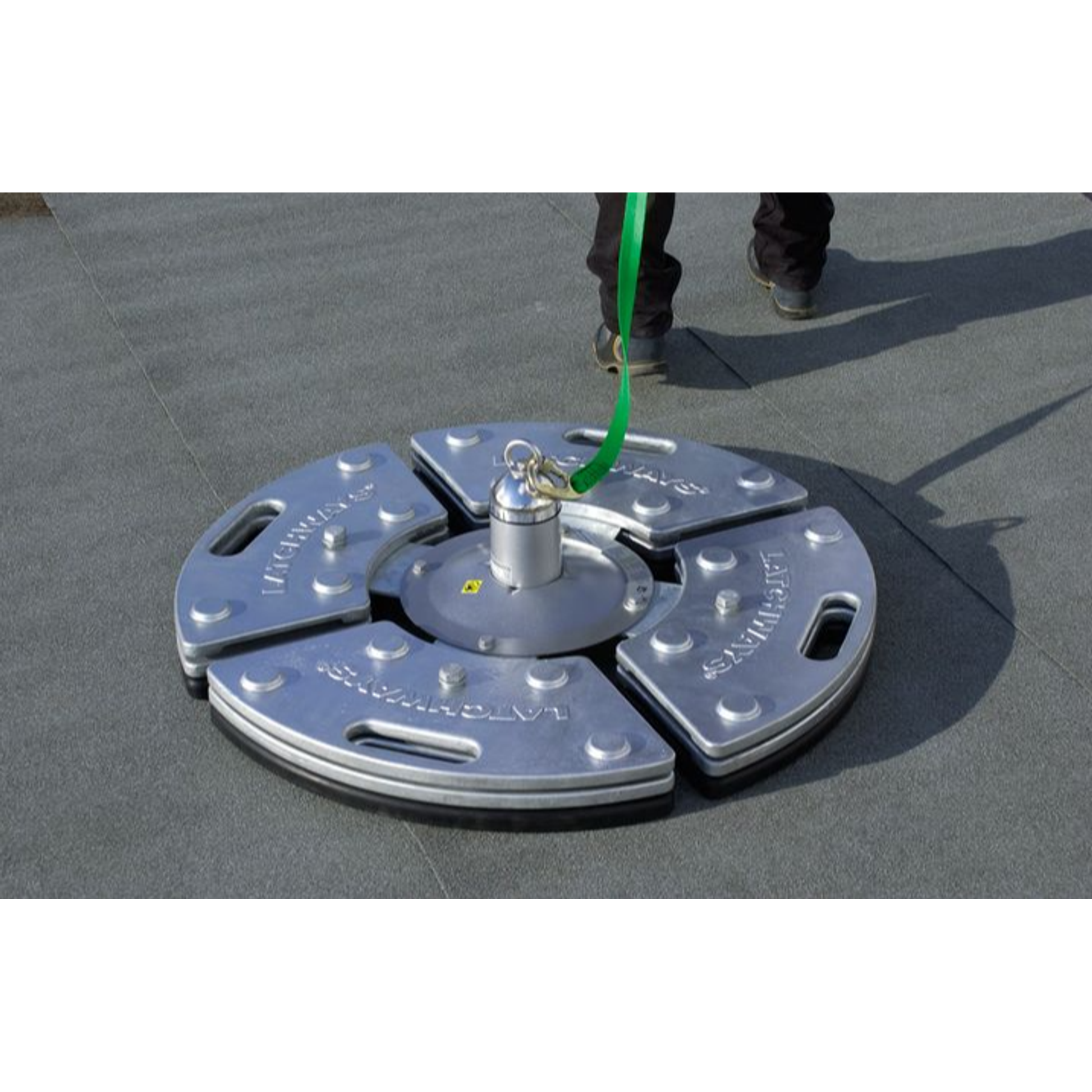 MSA 880lb Freestanding Constant Force 1 User Fall Arrest Anchor Post - 65644-00
