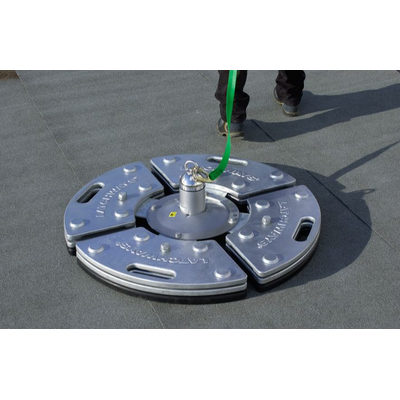 MSA 880lb Freestanding Constant Force 1 User Fall Arrest Anchor Post - 65644-00