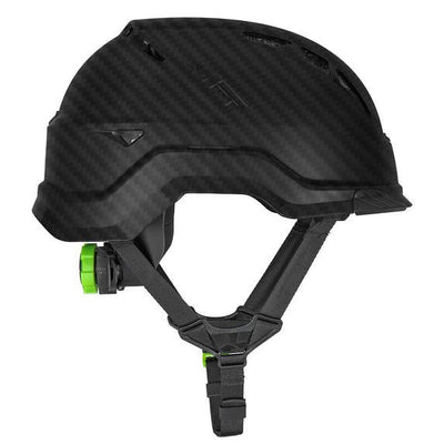 Lift Safety RADIX Type II Industrial Climbing Style Vented Helmet - Carbon - HRX-22CKC2