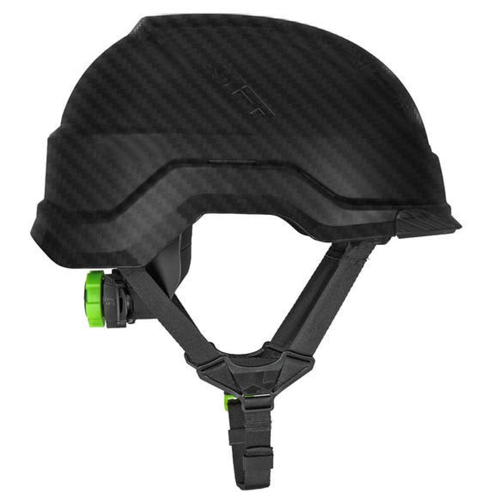 Lift Safety RADIX Type II Industrial Climbing Style Non-Vented Helmet - Carbon - HRX-22CKE2