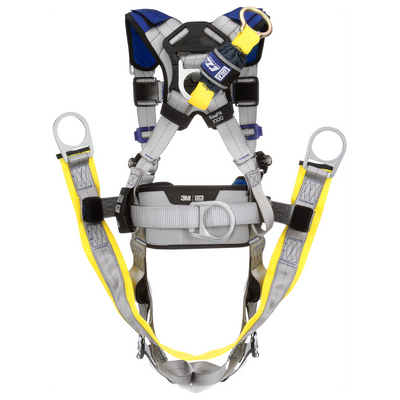 3M DBI-SALA ExoFit X100 Comfort Oil & Gas Climbing/Suspension Safety Harness w/Energy Absorber Extension - 1401206 - Medium