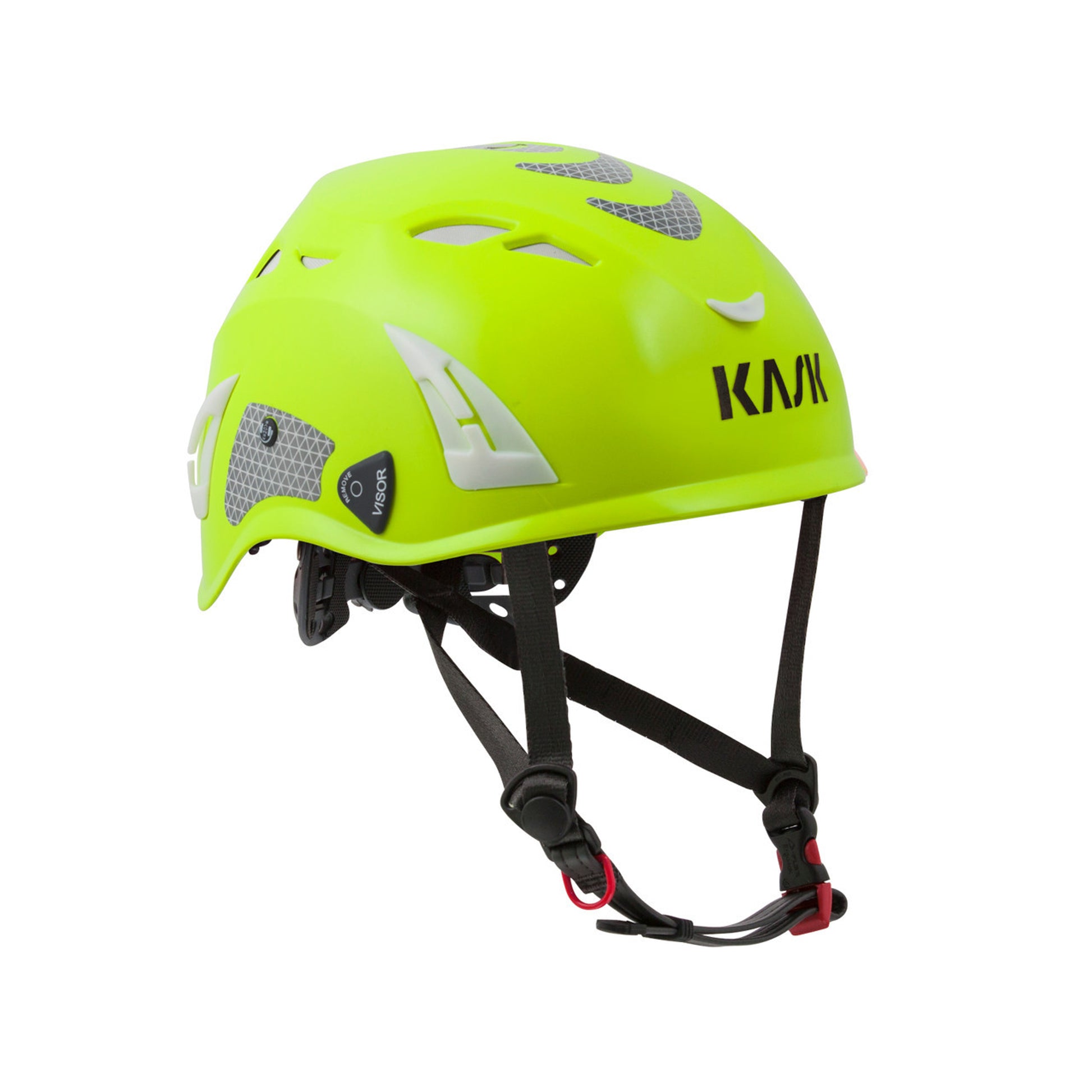 Kask Superplasma HD XL Hi-Viz Lime Fluorescent Safety Helmet - WHE00057-224