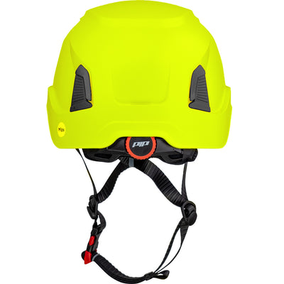 PIP Traverse Type II Industrial Climbing Style Non-Vent Helmet - Hi-Vis Yellow - 280-HP1491RM-44