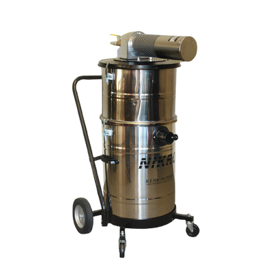 Nikro 15 Gallon Stainless Steel Pneumatic WET/DRY HEPA Vacuum - AHW15150-S