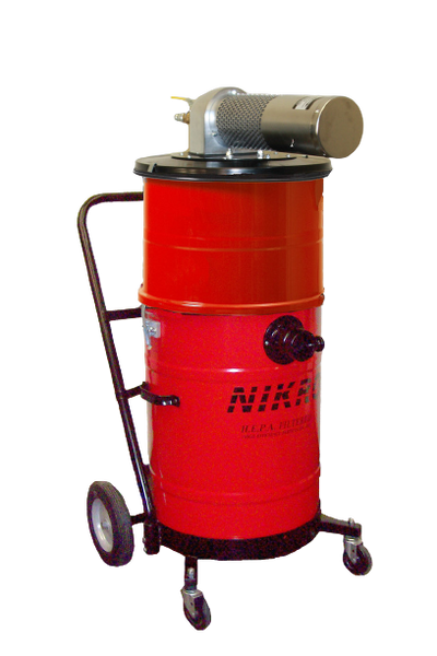 Nikro 15 Gallon Painted Steel Pneumatic WET/DRY HEPA Vacuum - AHW15150