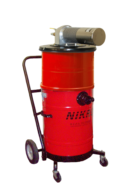 Nikro 15 Gallon Painted Steel Pneumatic WET/DRY HEPA Vacuum - AHW15150