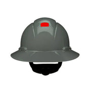 3M SecureFit Full Brim Hard Hat H-808SFR-UV - Gray 4-Point Pressure Diffusion Ratchet Suspension with UVicator - 20 EA/Case