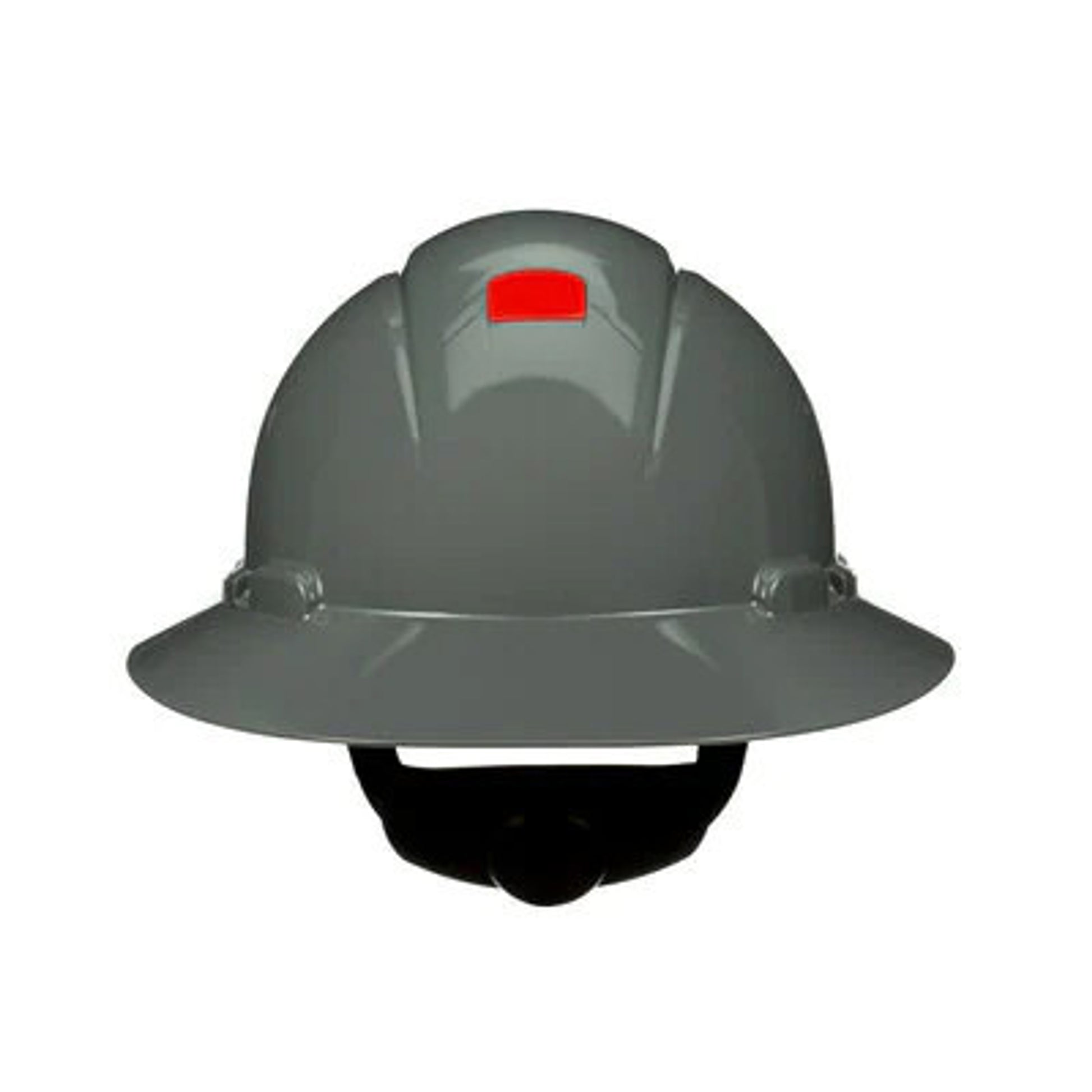 3M SecureFit Full Brim Hard Hat H-808SFR-UV - Gray 4-Point Pressure Diffusion Ratchet Suspension with UVicator - 20 EA/Case