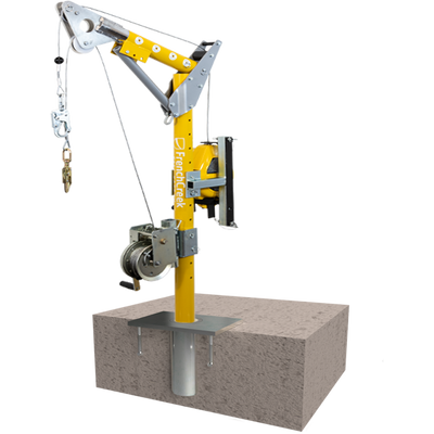 French Creek Floor Mount Cast-In-Place PD6 Base Confined Space Entry Kit