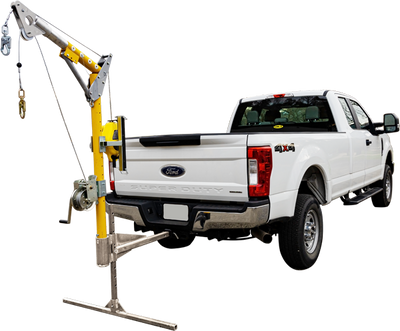 French Creek Hitch Mounted Portable Confined Space Entry Kit w/ 50' SRL & Winch