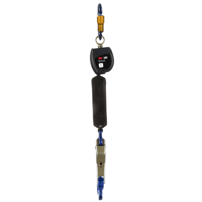3M DBI-SALA 6 ft. Class 1 Nano-Lok Self-Retracting Lifeline with Anchor Hook - Web Aluminum Rebar Hook - 3100539