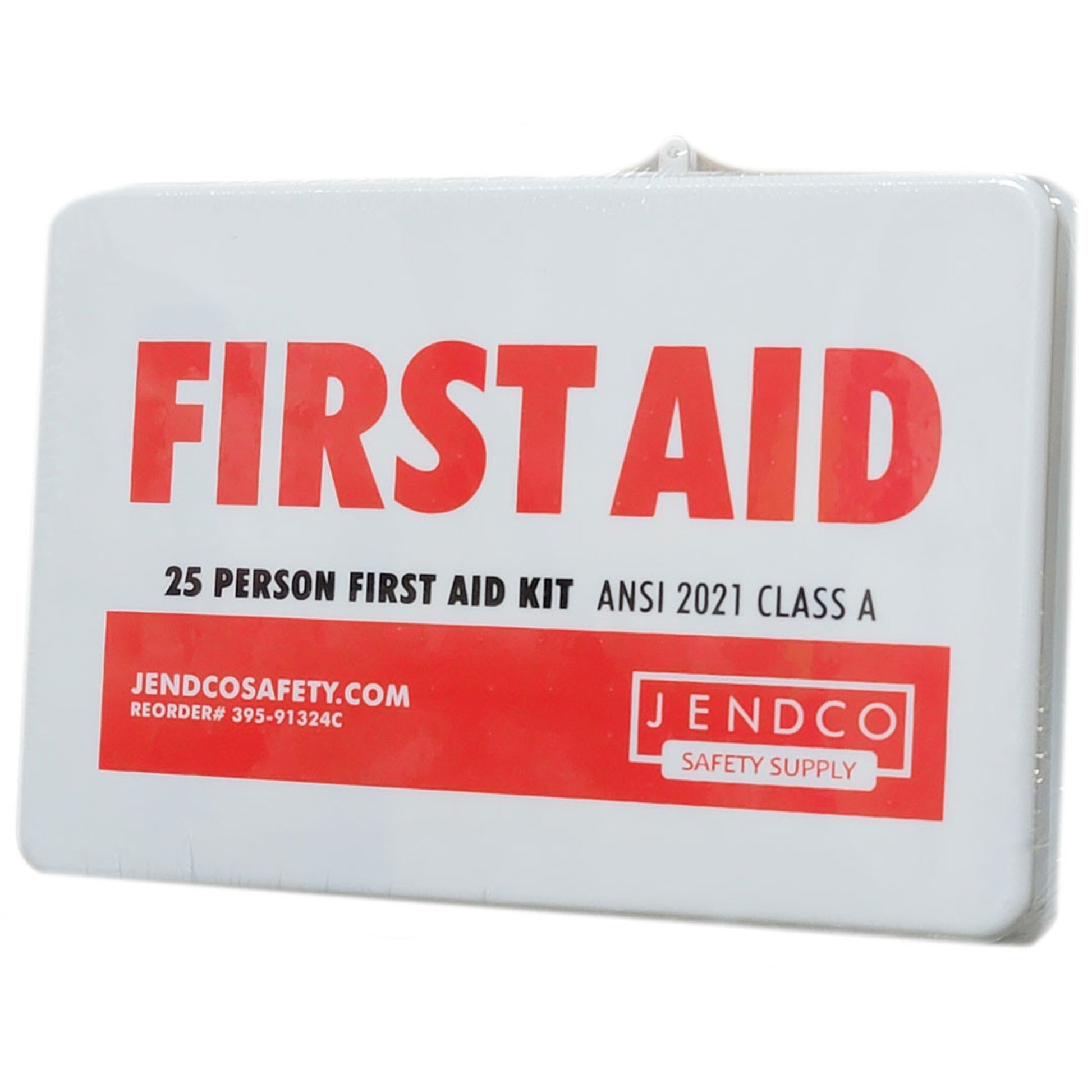 First Aid Only: First Aid Kit 25 Person Plastic ANSI 2021 Class A w/ Jendco Logo