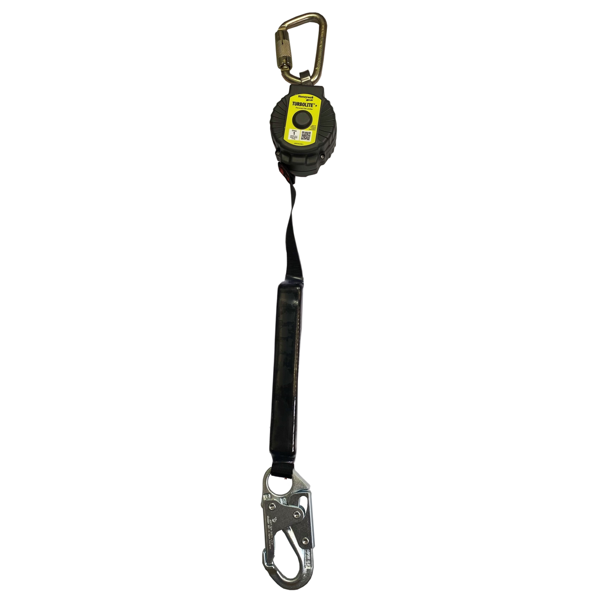 Miller TurboLite+ 6FT Class 1 Single-Leg SRL w/Steel Locking Snap Hook Lifeline Connector - MTL-OHW1-01/6FT