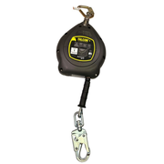 Miller Falcon+ 20 ft Class 1 Single-Leg SRL w/Load-Ind swivel snap, Zinc Plated Lifeline Connector - MFS-OGC1-02/20FT