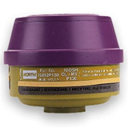 North by Honeywell Mercury Vapor/P100 Filter 2/pack [75852P100]