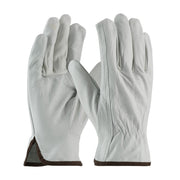 PIP Economy Grade Top Grain Cowhide Leather Drivers Glove - Keystone Thumb - Natural - 1/DZ - 68-162