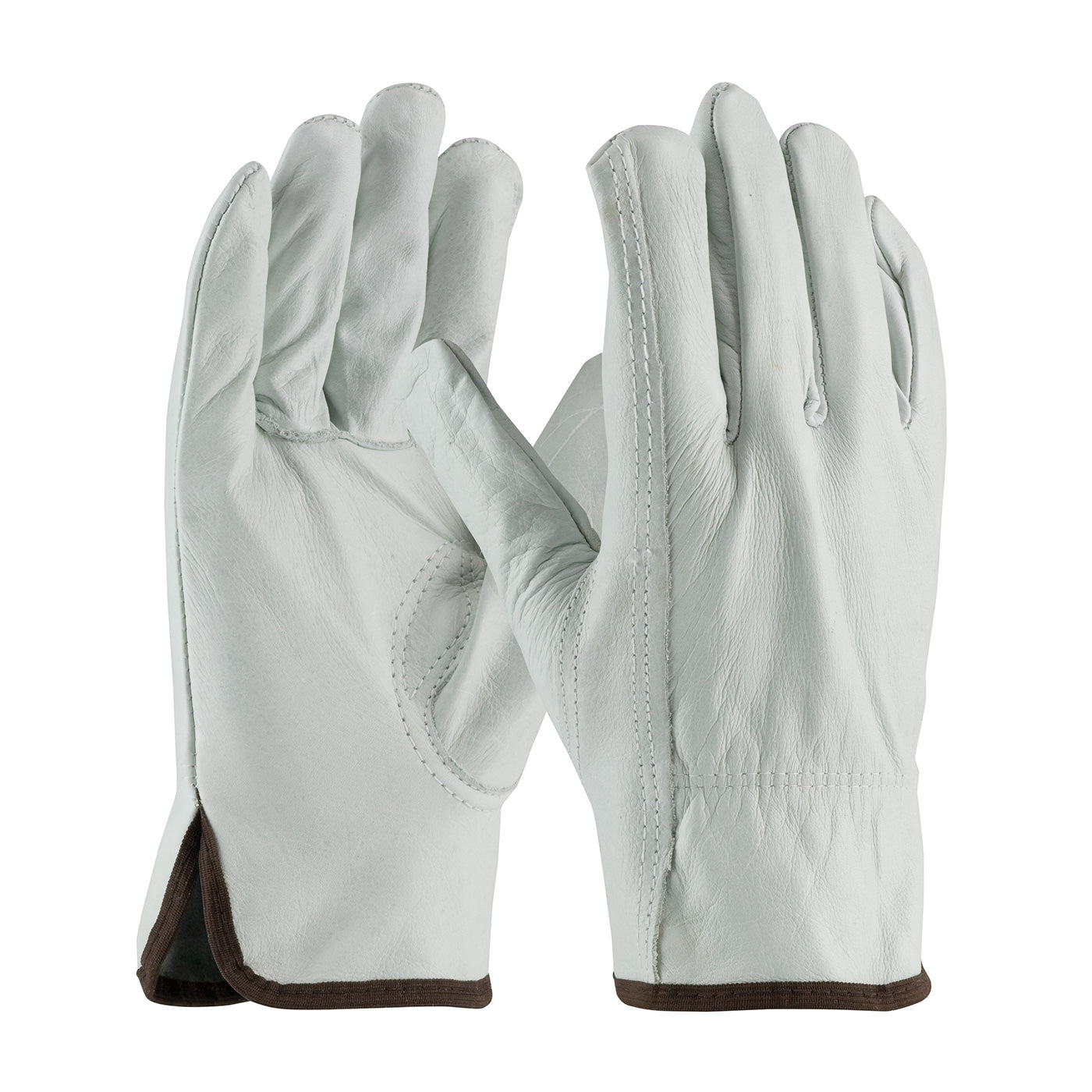 PIP Superior Grade Top Grain Cowhide Leather Drivers Glove - Keystone Thumb - Natural - 1/DZ - 68-165