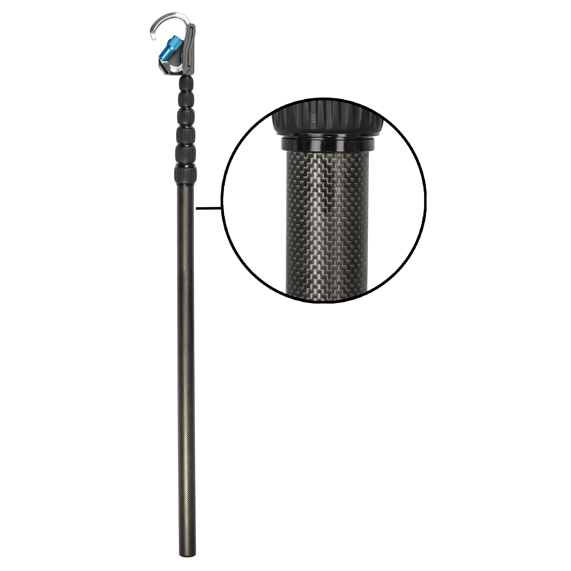 FallTech Adjustable-reach Rescue Pole with Carabiner - 68030TC