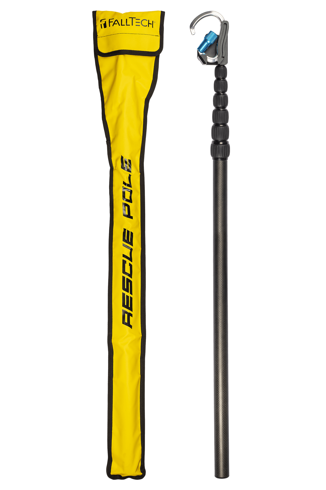 FallTech Adjustable-reach Rescue Pole with Carabiner - 68030TC