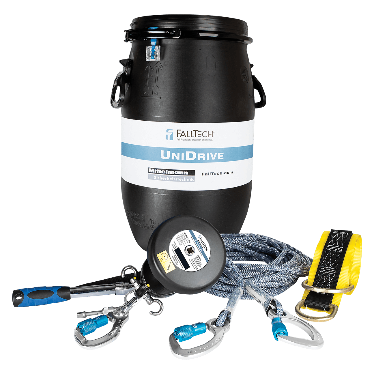 FallTech 150' Rescue and Descent Crane Kit with Sealed Barrel - 6813150K