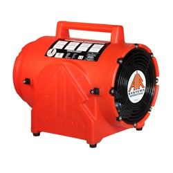 Air Systems 8" Inline Axial Fan Orange Plastic 230 Volt AC 50Hz CVF-8AC50