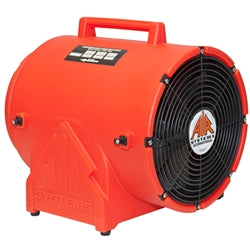 Air Systems 12" Inline Axial Fan Orange Plastic AC 50Hz CVF-12AC50