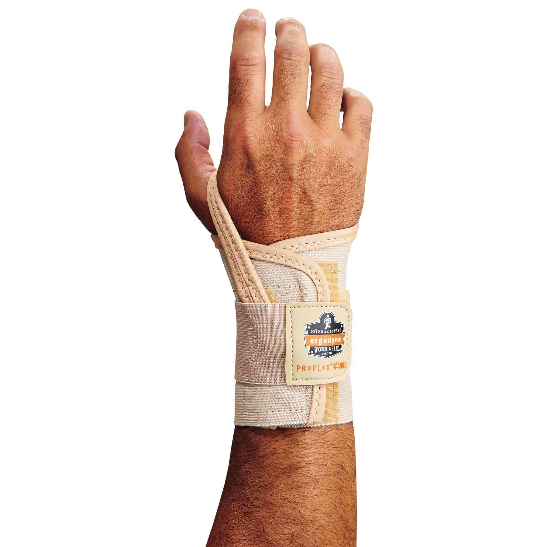 Ergodyne ProFlex 4000 Single Strap Wrist Support - Tan