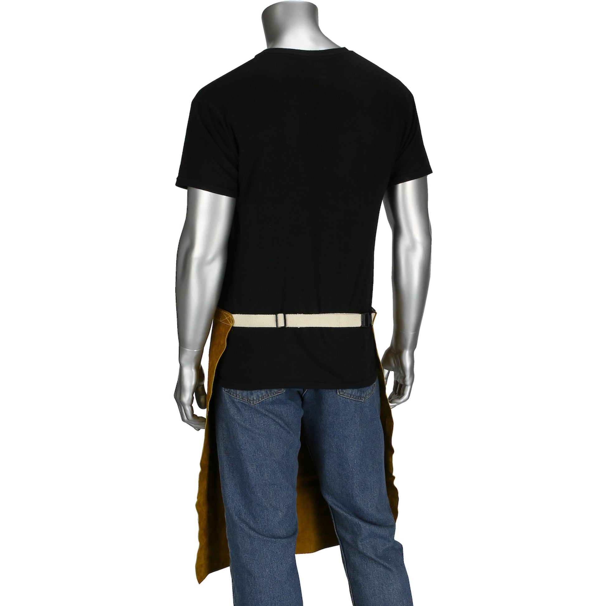 Ironcat FR Clothing-Welding Split Leather Waist Apron - Gold - 1/EA - 7012