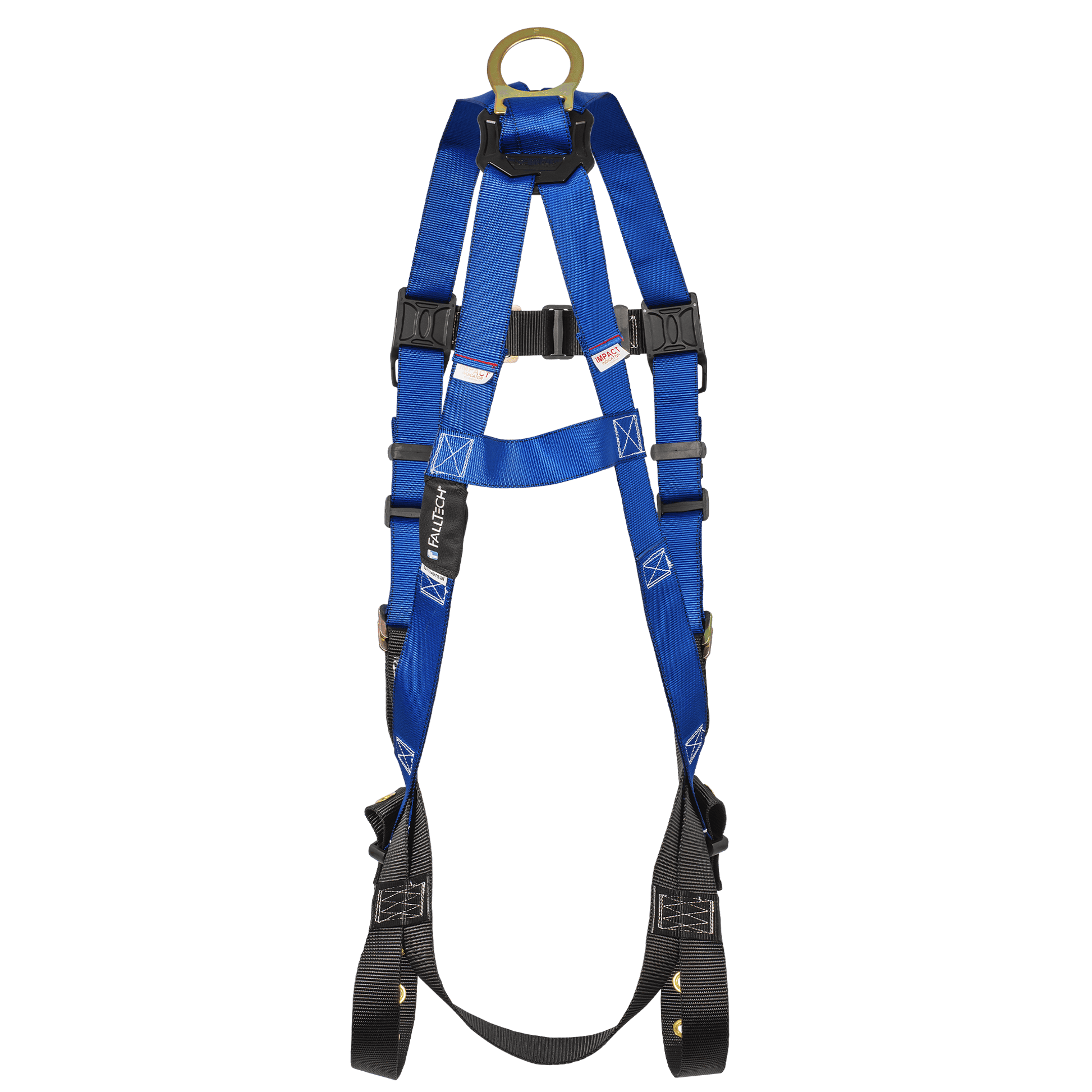 FallTech Contractor 1D Standard Non-belted Harness Tongue Buckle Leg Adjustment - Universal - 7016
