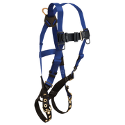 FallTech Contractor 1D Standard Non-belted Harness Tongue Buckle Leg Adjustment - Universal - 7016