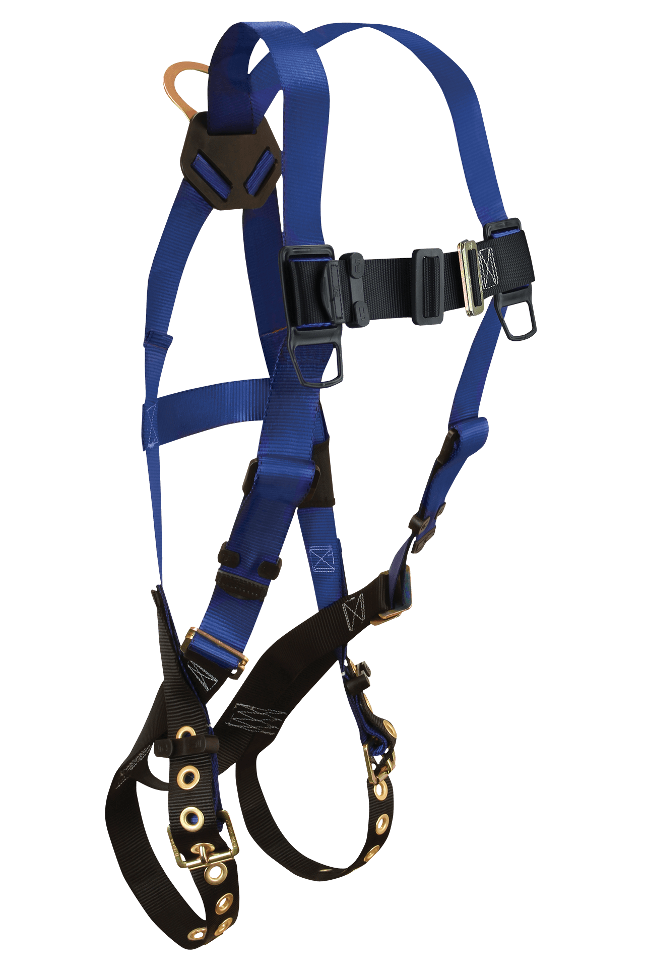 FallTech Contractor 1D Standard Non-belted Harness Tongue Buckle Leg Adjustment - Universal - 7016