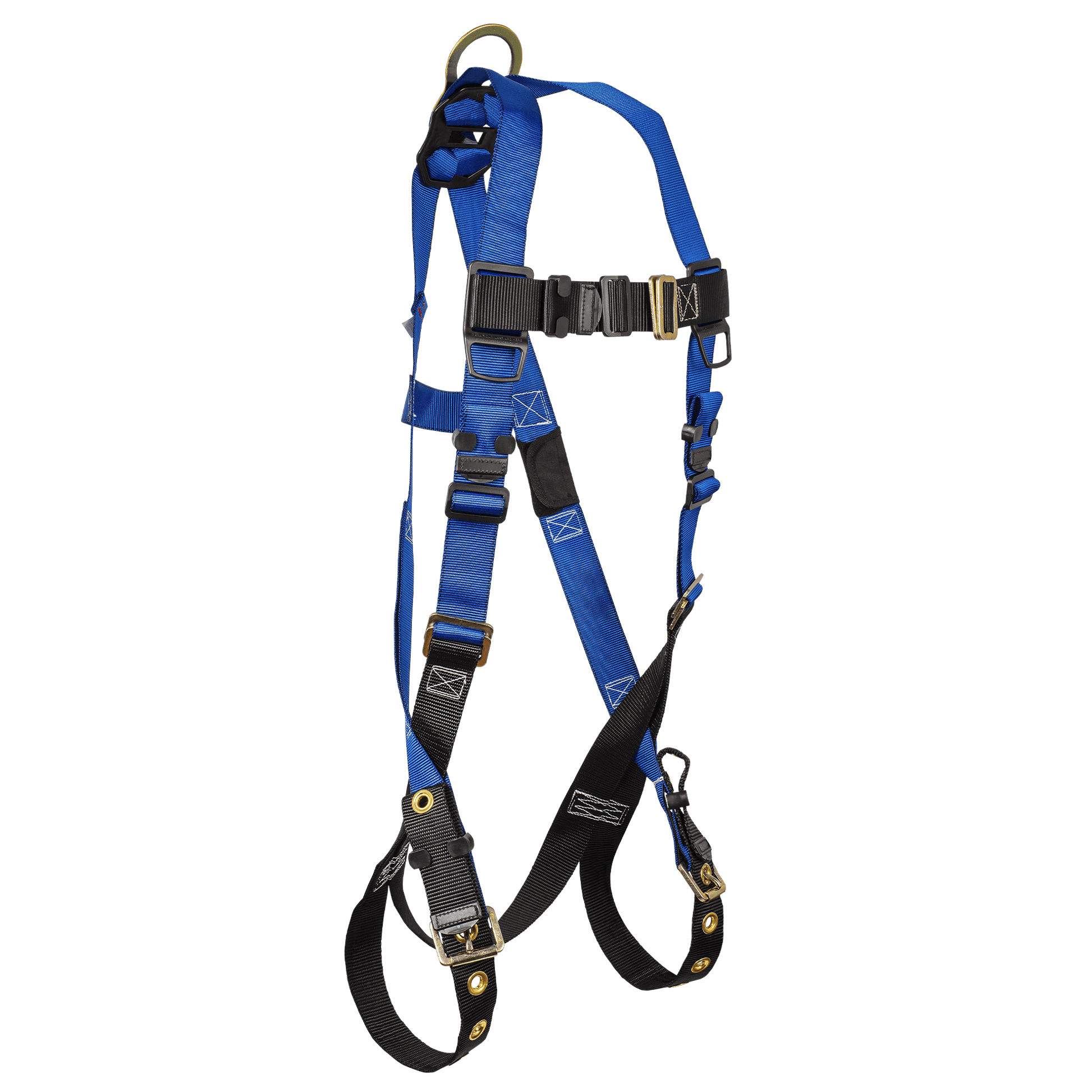 FallTech Contractor 1D Standard Non-belted Harness Tongue Buckle Leg Adjustment - Universal - 7016