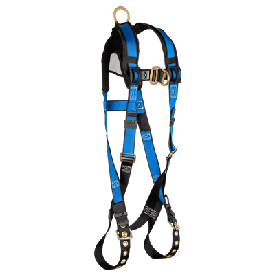 FallTech Contractor+ Front 1D Standard Non-belted Harness - Small - 7016BFDS