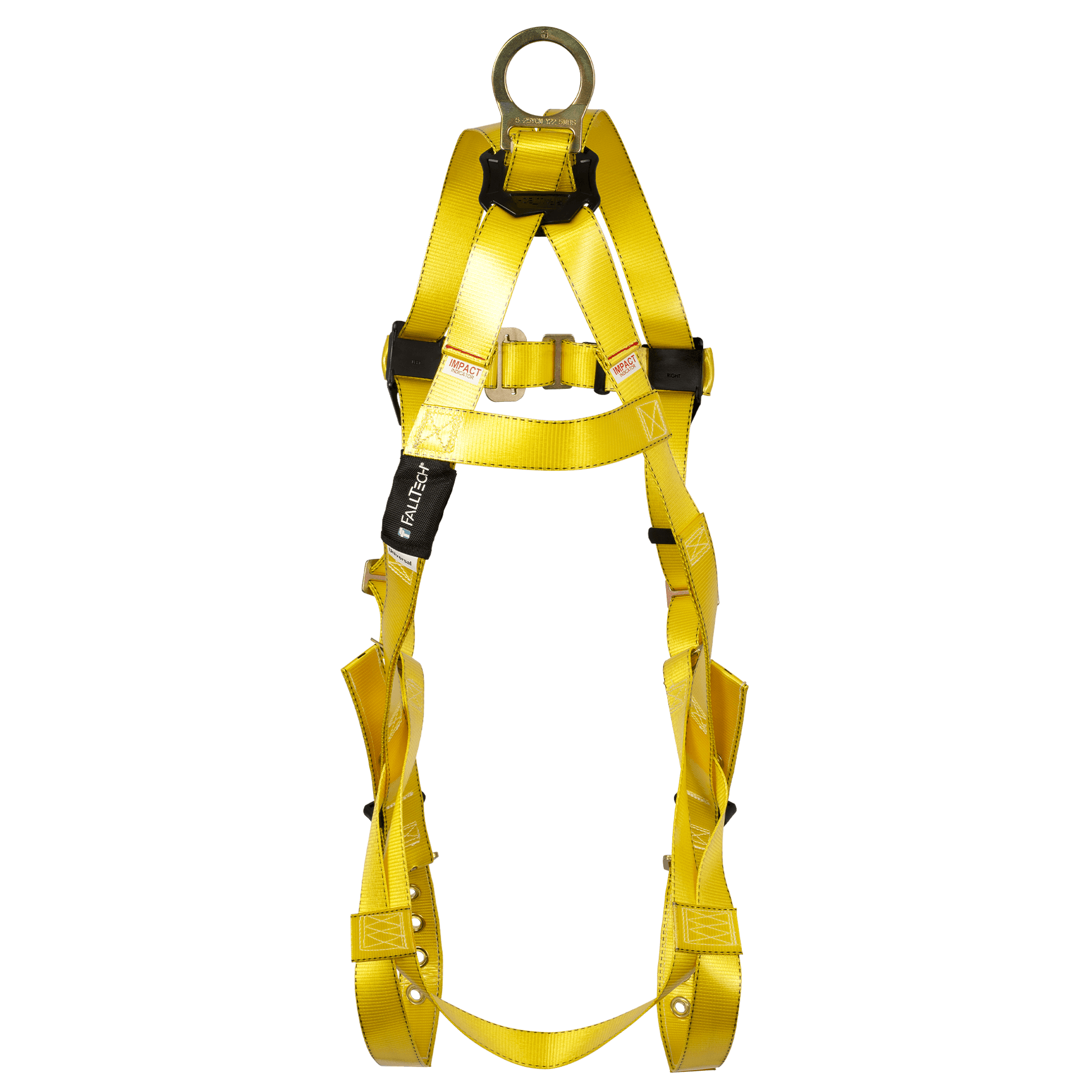 FallTech Contractor 1D Coated Web Standard Non-belted Harness - 7016
