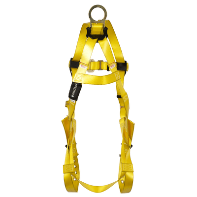 FallTech Contractor 1D Coated Web Standard Non-belted Harness - 7016