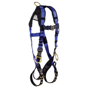 FallTech Contractor+ 3D Standard Non-belted Harness Tongue Buckle Leg Adjustment - XL/2X - 7018BX/2X