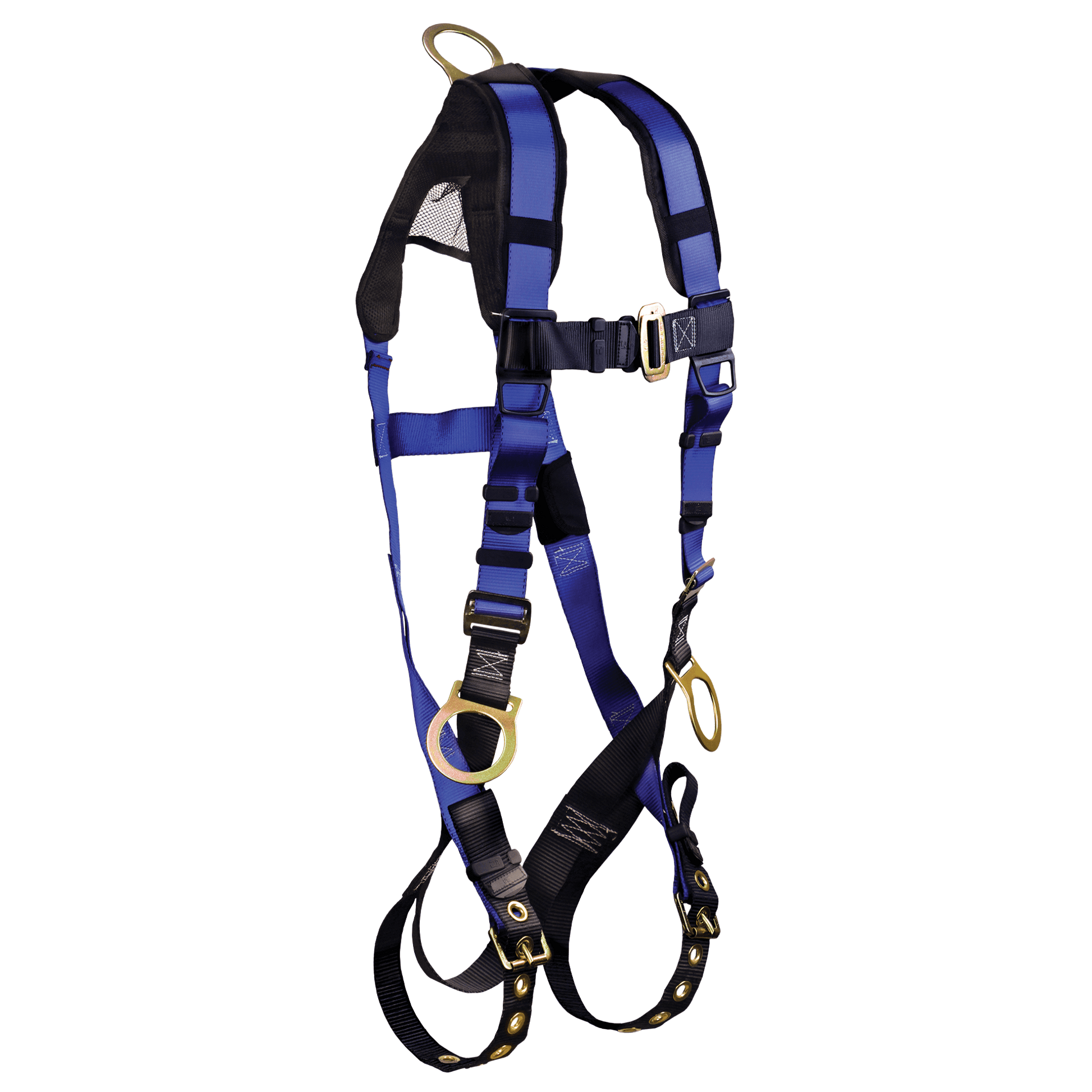 FallTech Contractor+ 3D Standard Non-belted Harness Tongue Buckle Leg Adjustment - XL/2X - 7018BX/2X