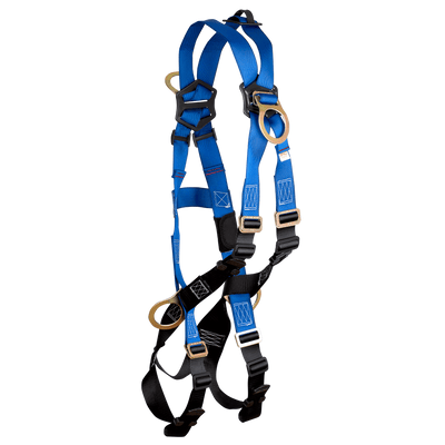 FallTech Contractor 4D Cross-over Climbing Harness - XL/2X - 7019BX/2X