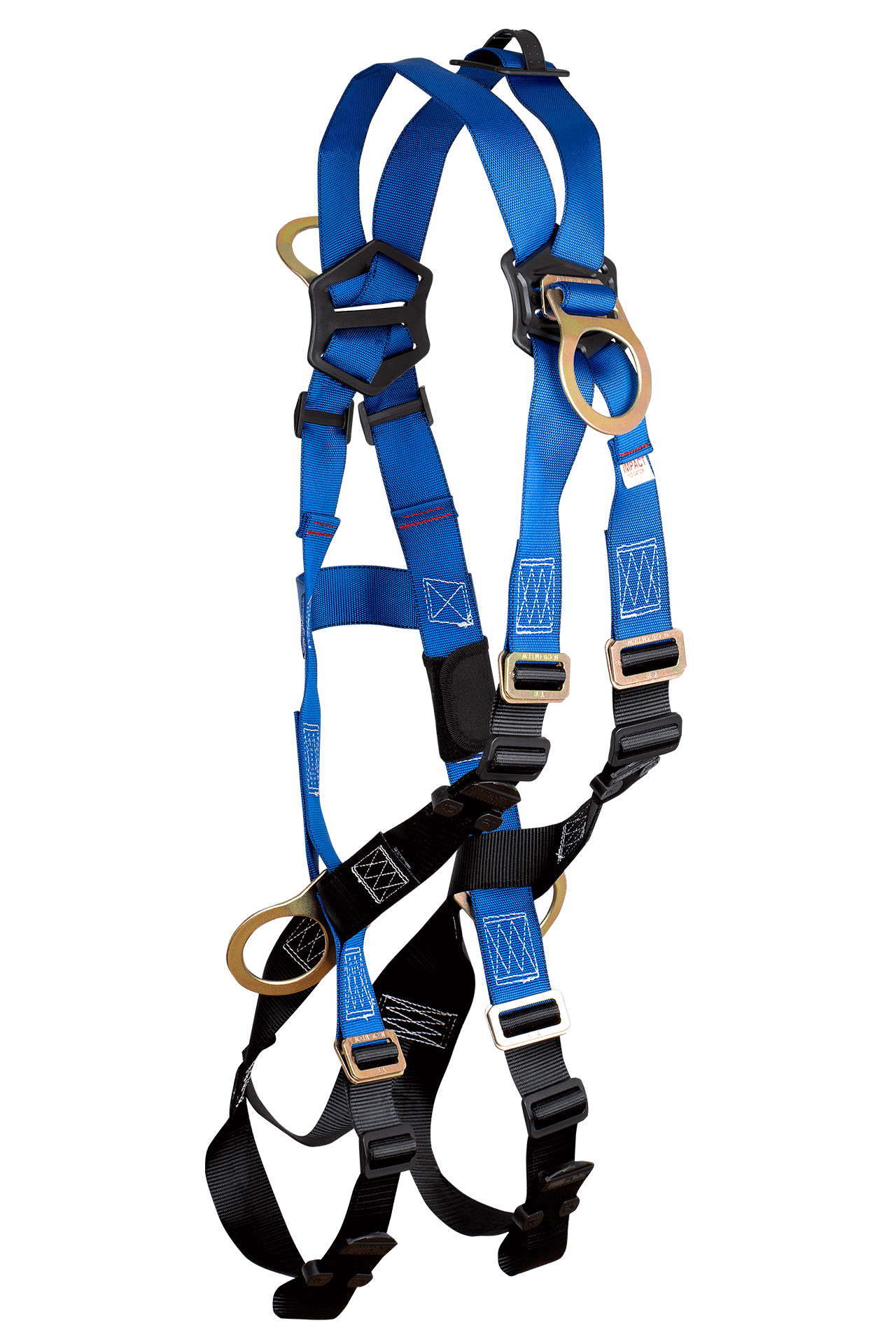 FallTech Contractor 4D Cross-over Climbing Harness - XL/2X - 7019BX/2X