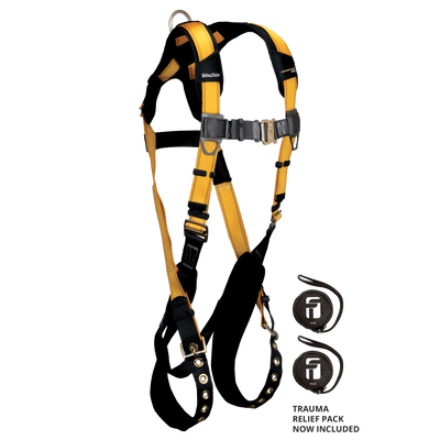 FallTech Journeyman Flex Steel 1D Standard Non-belted Harness Tongue Buckle Leg Adjustment - Extra-Small - 7021XS