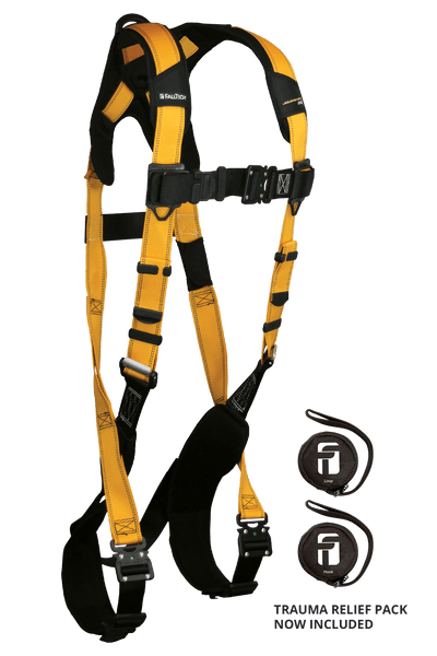 FallTech Journeyman Flex Aluminum 1D Standard Non-belted Harness - 7021BQC