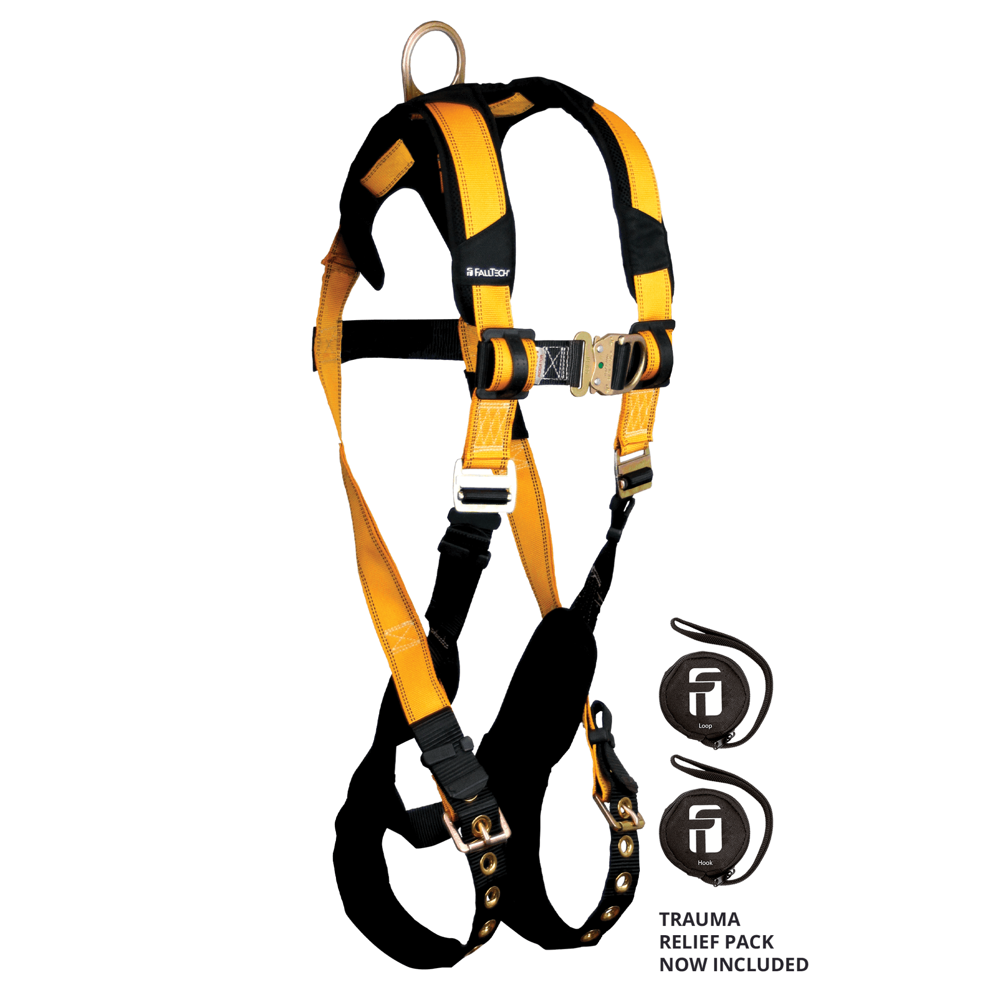 FallTech Journeyman Flex Steel 2D Climbing Non-belted Harness - Large - 7021FDL
