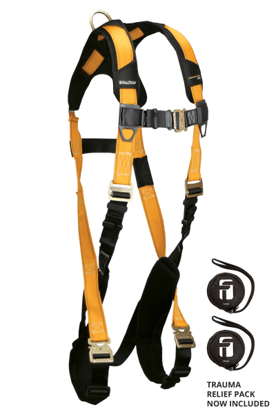 FallTech Journeyman Flex Steel 1D Standard Non-belted Harness - 7021QC