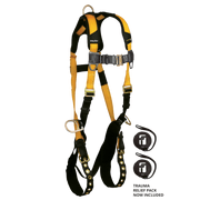 FallTech Journeyman Flex Steel 3D Standard Non-belted Harness Tongue Buckle Leg Adjustment - Extra-Large - 7023XL
