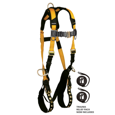 FallTech Journeyman Flex Steel 3D Standard Non-belted Harness Tongue Buckle Leg Adjustment - Universal - 7023