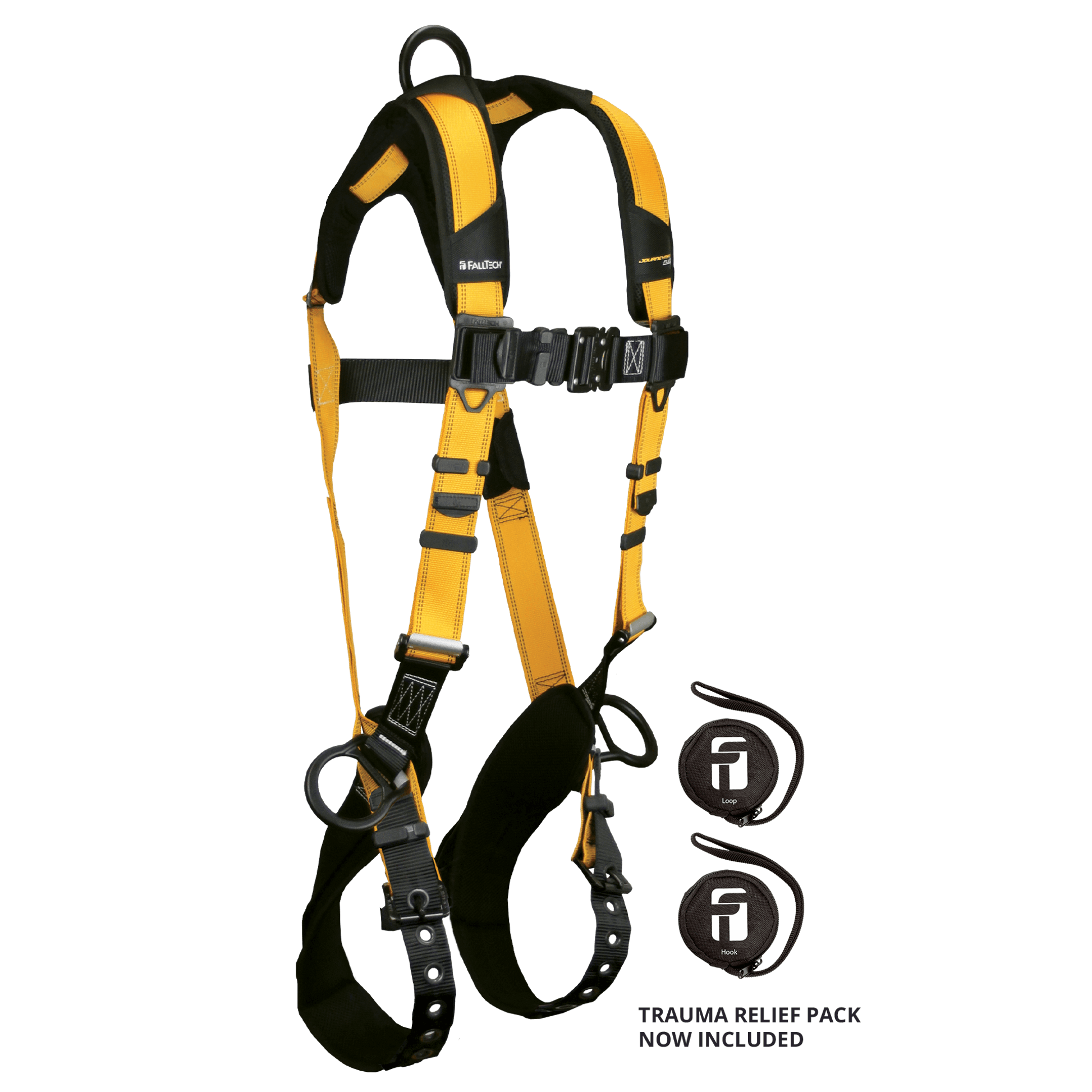 FallTech Journeyman Flex Aluminum 3D Standard Non-belted Harness Tongue Buckle Leg Adjustment - Extra-Large - 7023BXL